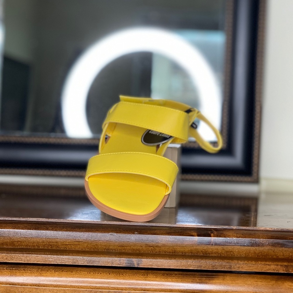Yellow sandals